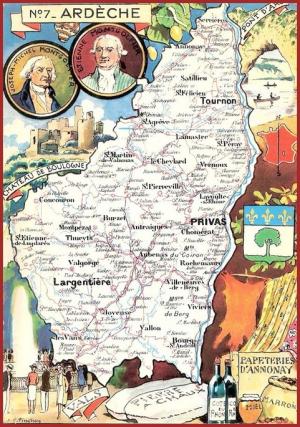 ╰⊱♥⊱╮ღ꧁  07  L'Ardèche  ꧂ღ╭⊱♥≺