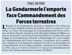 Finale Militaire G.N-CDFT 2-1