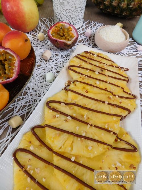 Carpaccio d’ananas " facile et rapide "