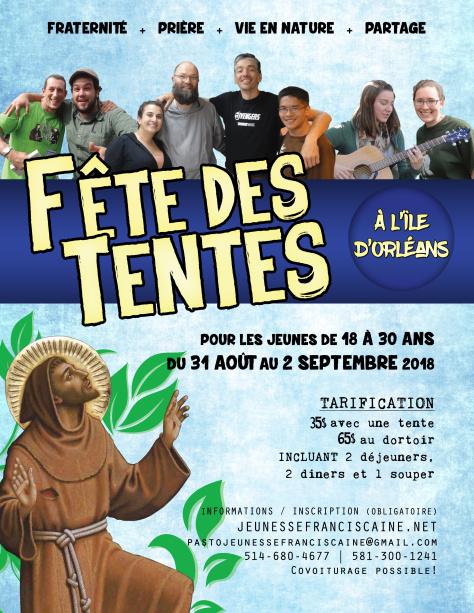 Fête des Tentes 2018… plus que 2 semaines!