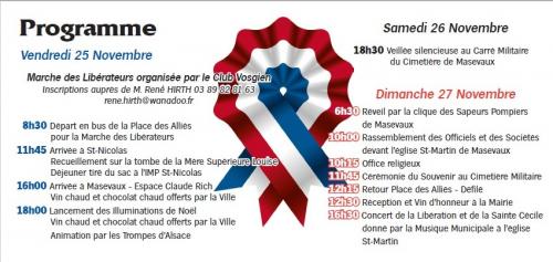 * Cérémonies 2016 pour la libération de Masevaux