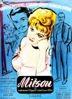 MITSOU BOX OFFICE FRANCE 1956 AFFICHE DE GILBERT ALLARD