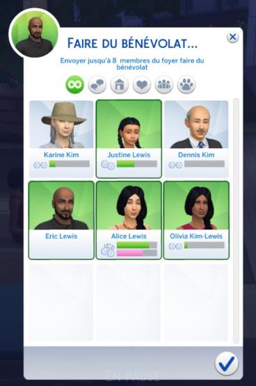 Semaine 3 - Quartier Willow Creek - Foyer Spencer-Kim-Lewis