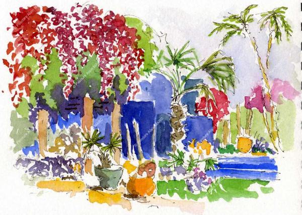 Aquarelles d'Alain Marc