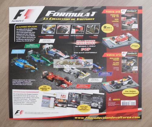N° 1 Formula 1 la collection de voitures - Lancement