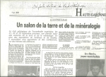 Club géologie le Béryl Tournefeuille 1988