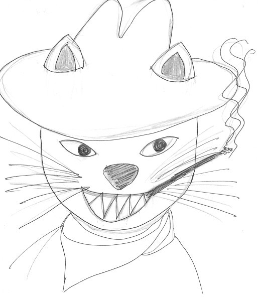 le chat croquis Sylvie 3