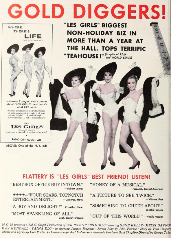 BOX OFFICE USA DU 9 OCTOBRE 1957 AU 15 OCTOBRE 1957