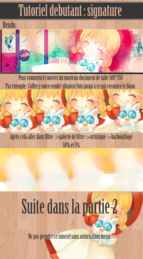 [Photoshop] Debutant : Candy Baby