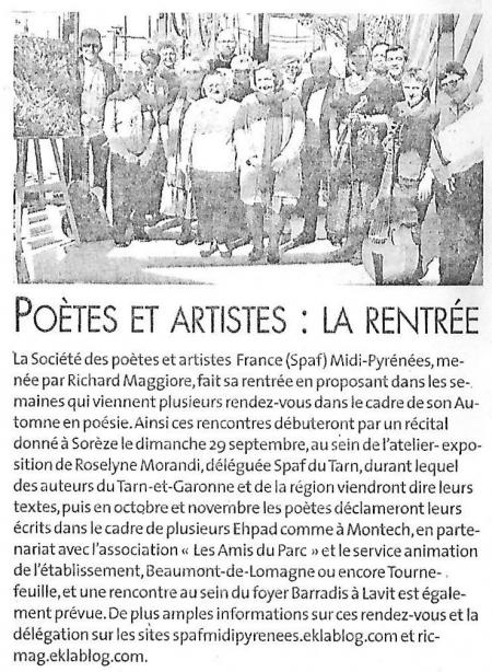 UN AUTOMNE EN POESIE