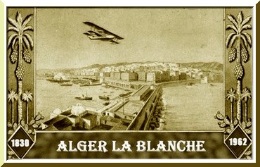 carte sepia d'alger