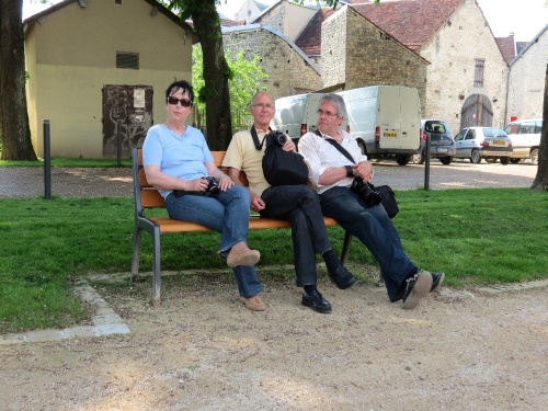 Le Club-Photo de la MJC Lucie Aubrac en balade à Essoyes...