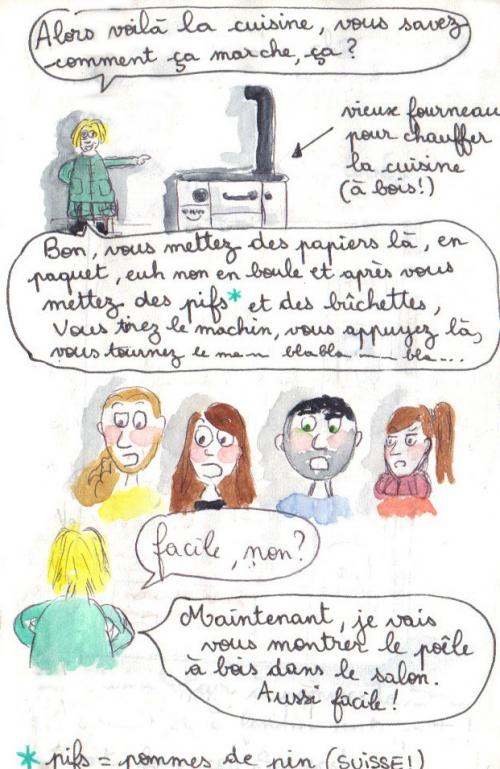 Vacances au ski - jour premier
