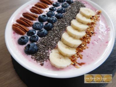 Smoothie bowl aux framboises