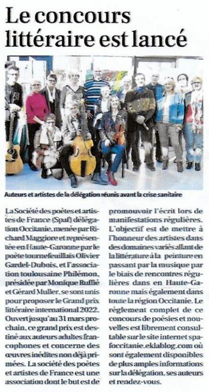 ANNONCES DU CONCOURS