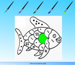 Arc Jclic et coloriage codé