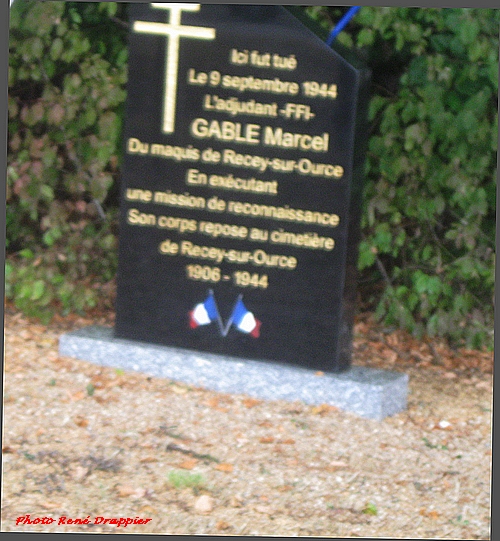 René Drappier a assisté aux cérémonies en hommage à la Libération de notre territoire : à Villotte, Maisey et Châtillon sur Seine