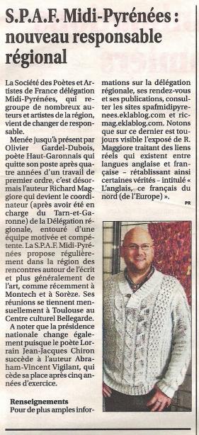 NOUVELLE ANNEE, NOUVEAUX ARTICLES!