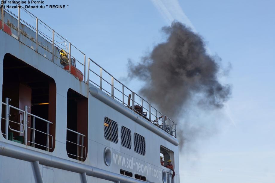 Saint Nazaire départ du navire REGINE