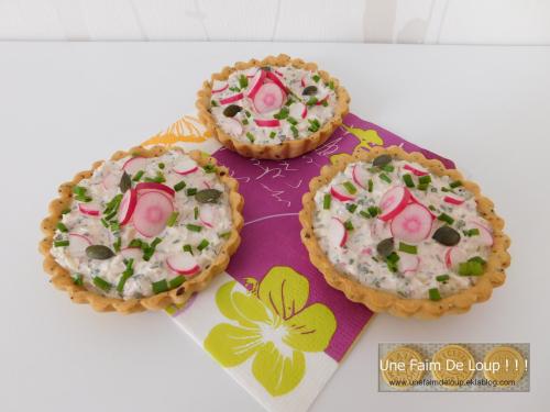 Tartelette fraîcheur aux radis  