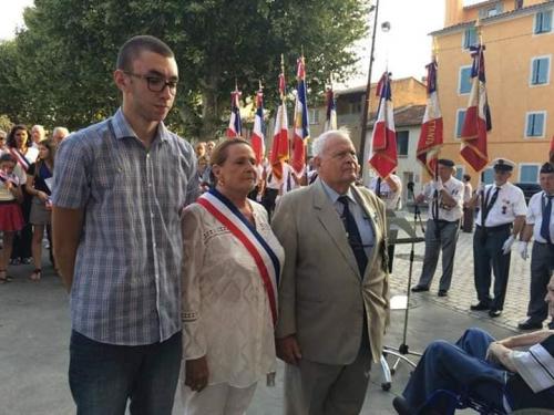 * Fondation France libre Délégation du Var - Cérémonie du 75ème Anniversaire de la Libération du Pradet 