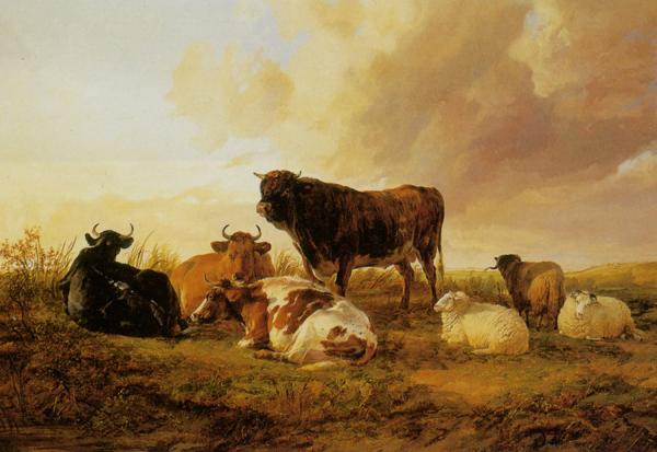 Peinture de :Thomas Sidney Cooper 