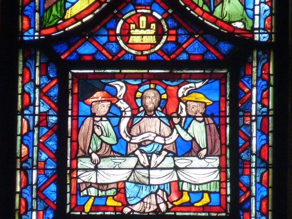 19 - Chapelle Haute (détail d'un vitrail)