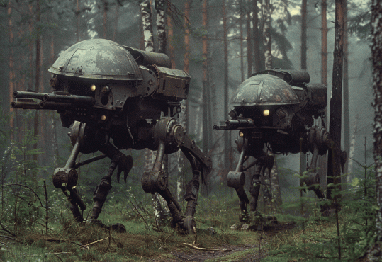 Soviet Dystopian BattleMechs : r/midjourney
