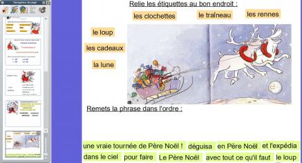 Le loup qui voulait manger le père Noël CP
