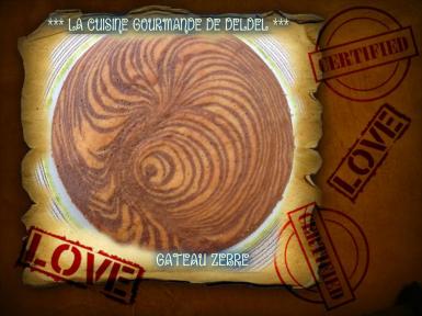 GÂTEAU ZÉBRÉ VANILLE CHOCOLAT
