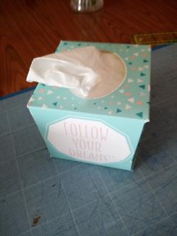 boite a mouchoirs  en cathédrale windows