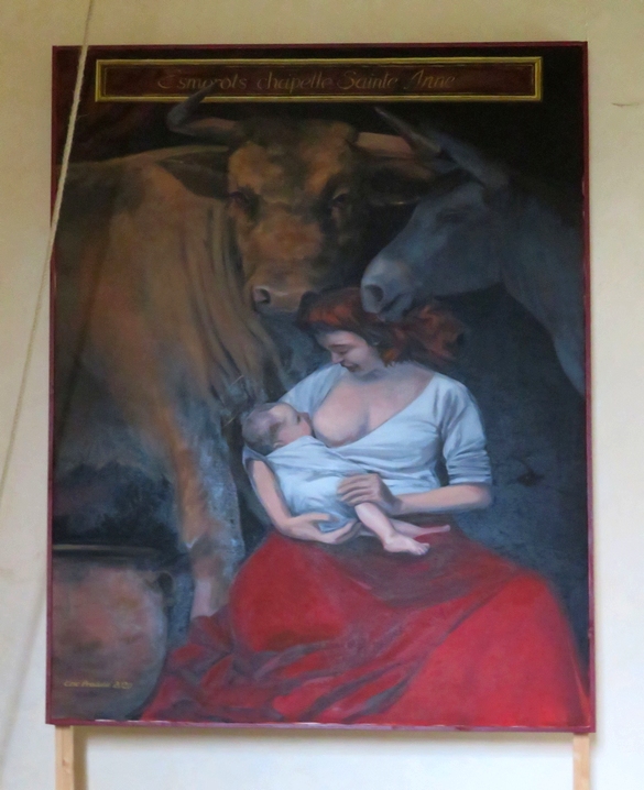 La chapelle d’Esmorots, hameau de Fontaine en Duesmois, enfin restaurée, a été ouverte aux visiteurs avec "Un jour, une église"…