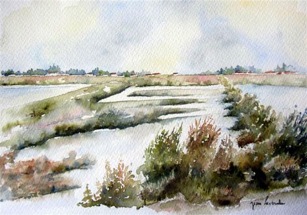 Aquarelles de : Jean Lavernhe