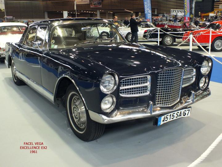 FACEL VEGA : LES MODELES 8 CYLINDRES