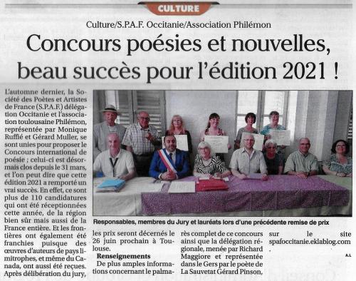 ECHOS DU CONCOURS