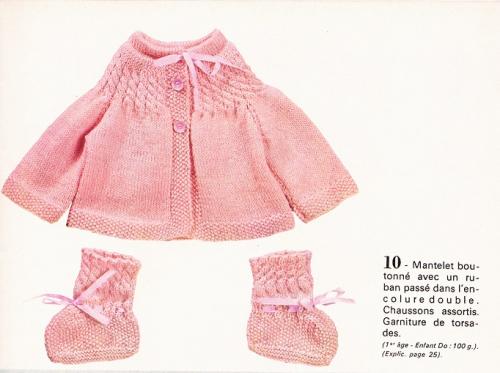 Layette: tricot ou crochet