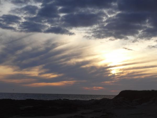 Un coucher de soleil sans soleil !