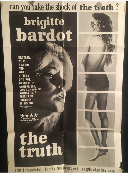 LA VERITE BOX OFFICE USA 1961