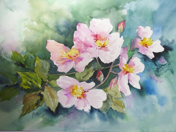 Aquarelles de : Blanche Odin