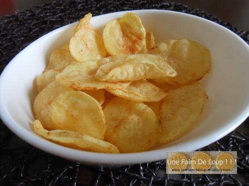 Chips croquantes de pomme de terre