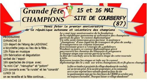 communiqué de presse  république autonome et volontaire des champions  an 02 