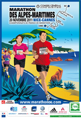 Marathon des Alpes Maritimes - Nice Cannes - 20 novembre 2011