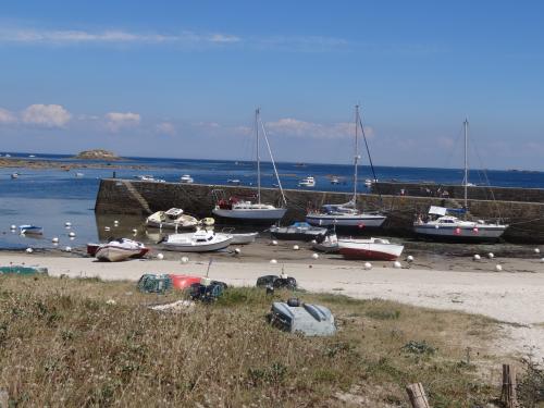 Hoedic, le port de la Croix