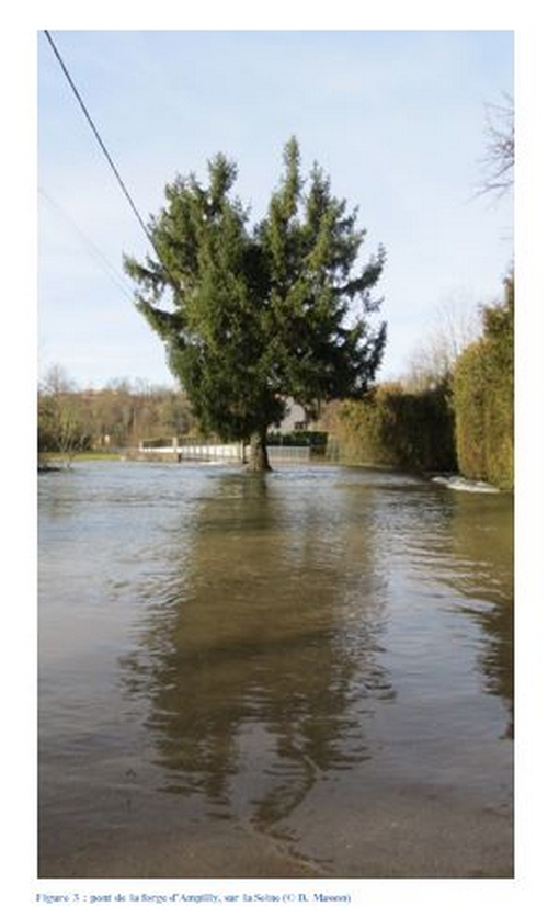 Pluie et neige à Châtillon sur Seine, de très belles photos de Dominique Masson