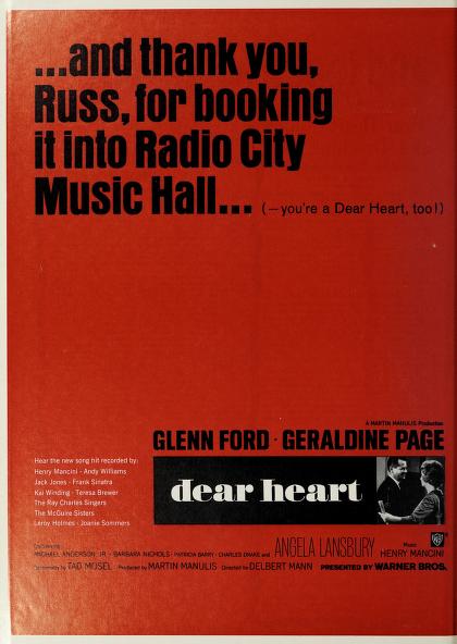 BOX OFFICE USA DU 29 NOVEMBRE 1964 AU 4 DECEMBRE 1964
