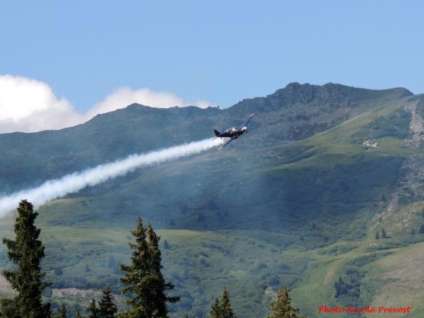 Le meeting aérien de Méribel, vu par Nicole Prévost...