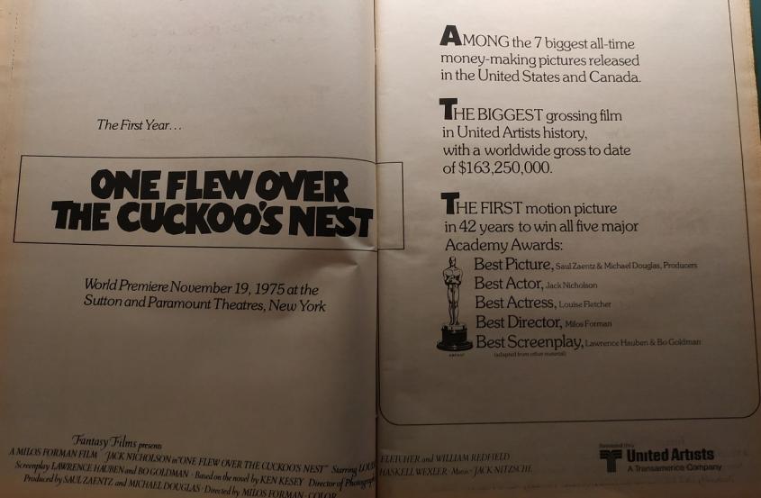 BOX OFFICE USA DU 20 NOVEMBRE 1975 AU 26 NOVEMBRE 1975