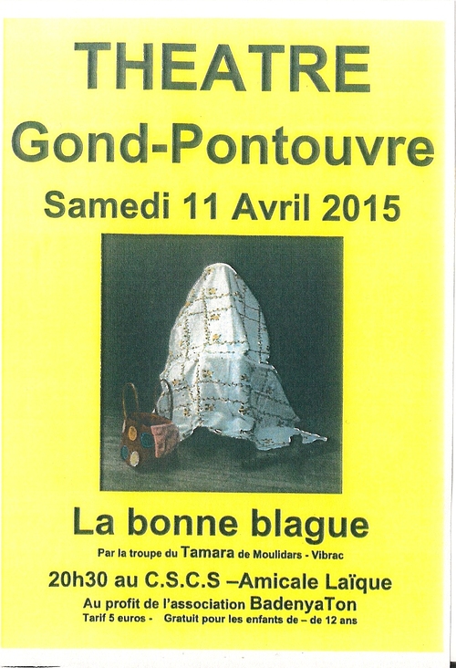                                THEATRE A GOND PONTOUVRE