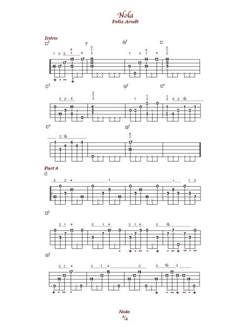 Classics Tablatures Samples