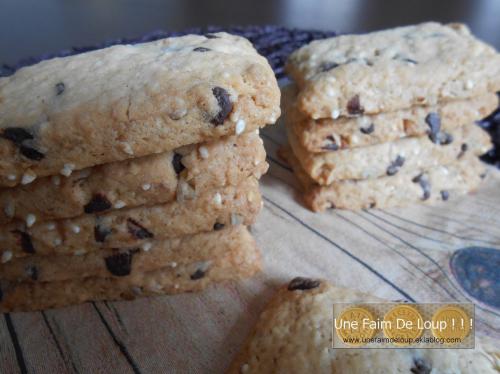 Les biscuits Cocottes au chocolat et graines